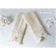 Armstulpen Ivory Hochzeit Walk Pulswärmer *