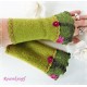 Pulswärmer Armstulpen Grün Fuchsia Walk EK*