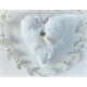 Stoffherz Herz Weiß Spitze Shabby Unikat *