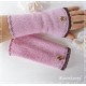 Armstulpen Rosa Weiß Pulswärmer Hochzeit Walk E