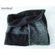 Schlupfschal Herrenloop Grau Schwarz Upcycling *