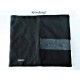 Schlupfschal Herrenloop Grau Schwarz Upcycling *