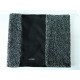 Schlupfschal Herrenloop Grau Beige Schwarz Upcycling E*