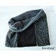 Schlupfschal Herrenloop Grau Beige Schwarz Upcycling E*