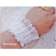 Armband Brautschmuck Weiß Spitze