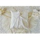 Ringkissen Ivory Weiß  Shabby Unikat Hochzeit K