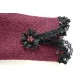 Walkstulpen ISKA Schwarz Weinrot Rose Armstulpen