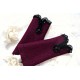 Walkstulpen ISKA Schwarz Weinrot Rose Armstulpen