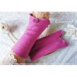 Walkstulpen WANDITA Weinrot Rose Armstulpen Walk