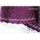 Walkstulpen LYNETT Bordeaux Schwarz Armstulpen Tüllrosenn