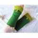 Walkstulpen GRÜNDEAR Armstulpen Grasgrün Hellblau Rose