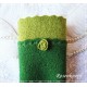 Walkstulpen GRÜNDEAR Armstulpen Grasgrün Hellblau Rose