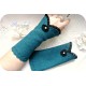 Walkstulpen AZUA Armstulpen Azurblau Schwarz Rose