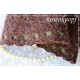 Walkstulpen Armstulpen Dunkelbraun Weinrot 