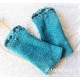 Walkstulpen Armstulpen Azurblau Petrol