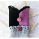 Walkstulpen Armstulpen Grau Rot