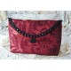 Kulturtasche Bordeaux Schwarz Etui K