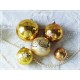 Christbaumkugeln Gold Vintage