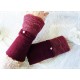Walkstulpen Armstulpen Bordeaux 