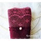 Walkstulpen Armstulpen Bordeaux 