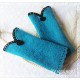 Walkstulpen Armstulpen Blau Schwarz 