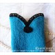 Walkstulpen Armstulpen Blau Schwarz 