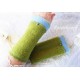 Walkstulpen GRÜNPEY Armstulpen Grasgrün Hellblau Rose
