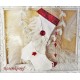 Nikolausstiefel Ivory Rot