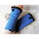 Walkstulpen Armstulpen Blau