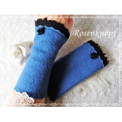 Walkstulpen Armstulpen Blau