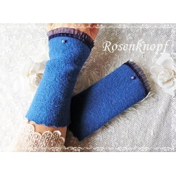 Walkstulpen Armstulpen Blau