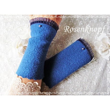 Walkstulpen Armstulpen Blau