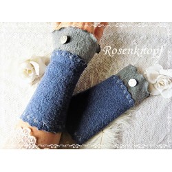 Walkstulpen Armstulpen Blau