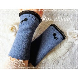 Walkstulpen Armstulpen Blau