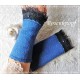 Walkstulpen Armstulpen Blau
