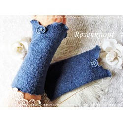 Walkstulpen Armstulpen Blau