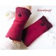 Walkstulpen Armstulpen Rot Bordeaux