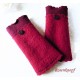 Walkstulpen Armstulpen Rot Bordeaux